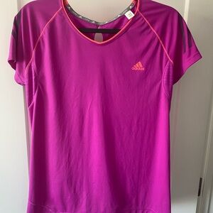 Adidas Purple Athletic T-Shirt